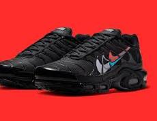 baskets Air Max Plus 'Multi Swoosh Black/Bright Crimson'