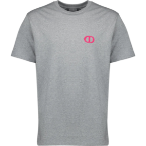 Dior t-shirt CD Icon, coupe regular Jersey de coton gris