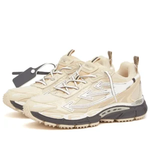 Off-White Men's Ow Be Right Back Sneaker Vintage Beige/Black